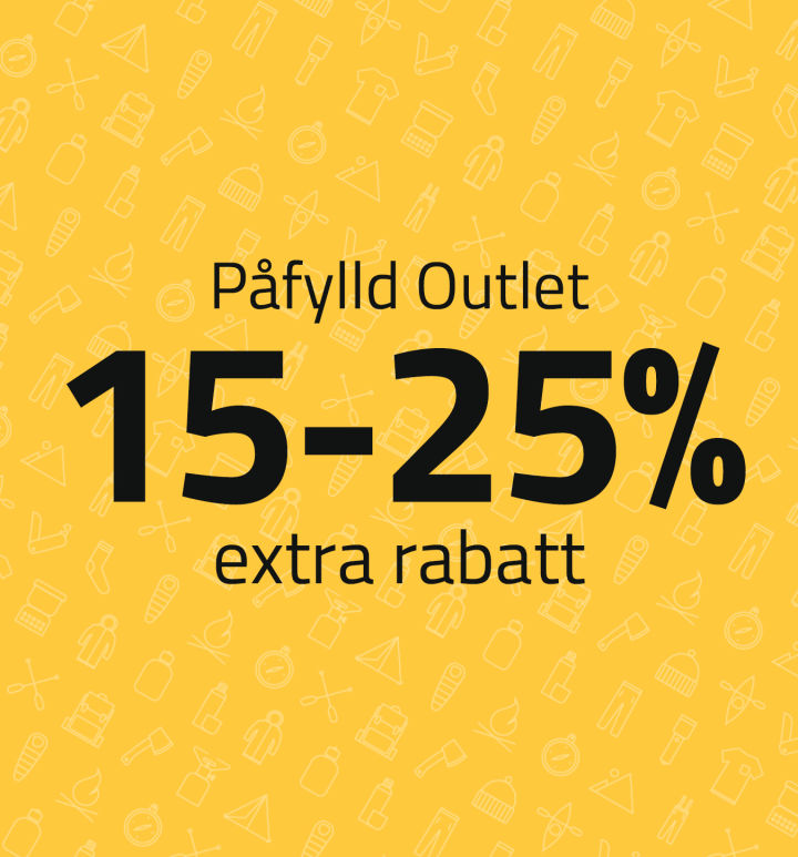 Outlet - nu med 25% extra rabatt